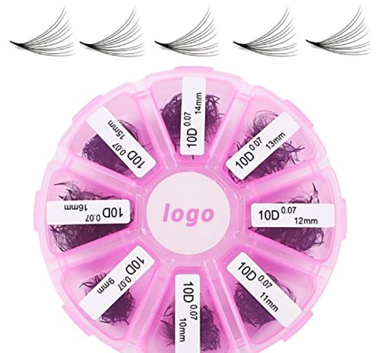 Loose Premade Volume Fans 6D 10D 12D 14D 16D Individual Lashes Extension Thin Pointy Base Pre Made Volume Fan